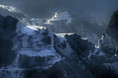 Natural stone, marble, Carrara marble, marble quarries, marble quarry, quarry, Carrara, Italy