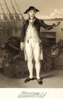 Paul Jones (1747-1792) Admiral, considered the father of the American Navy, officer, warship,