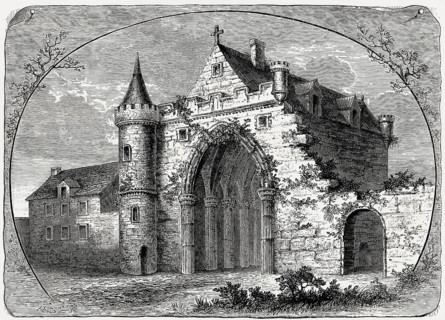 Gate of Holyrood Abbey, Edinburgh, Scotland, 17th century