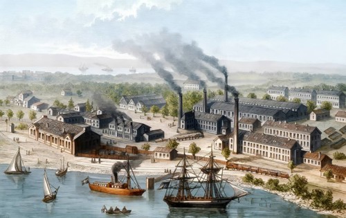 Jönköping Tändstickfabrik, Matchstick industry in Jönköping, Sweden, 19th century