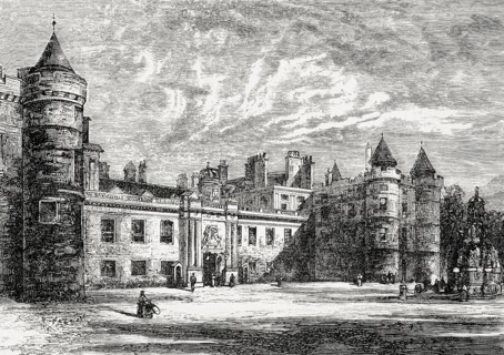 Palace of Holyroodhouse, Westfront, Edinburgh, Scotland, 18th century