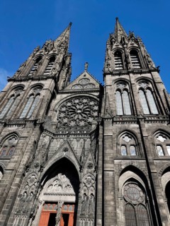 Clermont-Ferrand. Cathedral Notre-Dame-de-lAssomption. Puy de Dome department. Auvergne Rhone Alpes