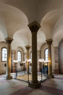 Interior view, Imperial Cathedral, Cathedral of St Mary and St Stephen, UNESCO World Heritage Site,