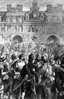 An attack on the Hôtel de Ville by Convention troops under Paul Barras. Part of the Thermidor