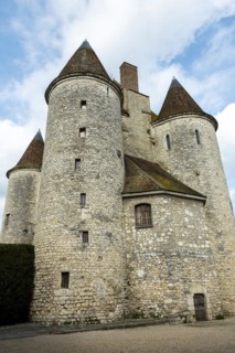 Nemours. Medieval castle of 12 century. Seine-et Marne department. Ile-de-France. France. Europe