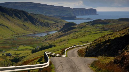 Europe, Scotland, England, Isle of Skye, Tyopian Road