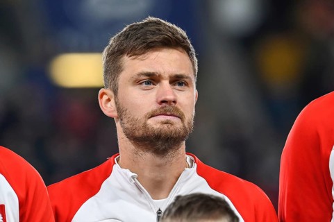 PRAGUE, CZECH REPUBLIC - MARCH 24, 2023: Qualifications for UEFA Euro 2024. Match Czech Republic -