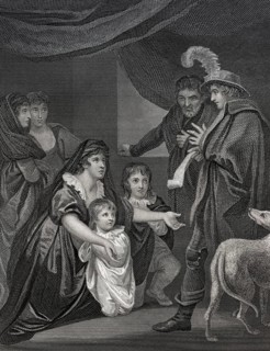 Elizabeth Woodville, 1437-1492, und ihre Kinder, mit Edward IV, 1464