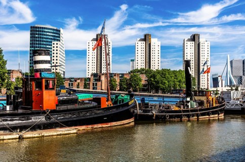 Wijnhaven and Leuvehaven, Rotterdam, The Netherlands