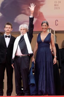 Cannes, France - 22.5.2024: Pierre Richard, Ceyla Lacerda during the - La Venue De L'avenir