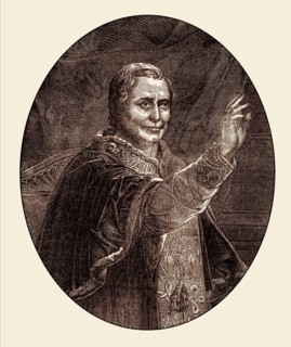 Pope Pius IX, 13 May 1792 – 7 February 1878, reigned as Pope from 16 June 1846 to his death