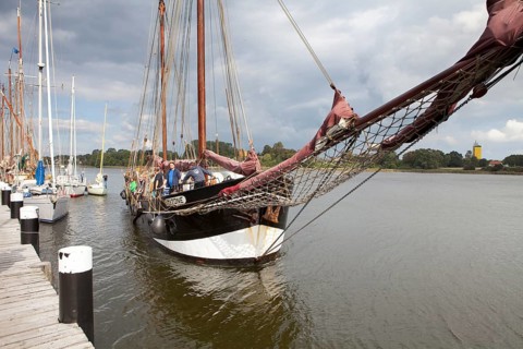 Old harbour, Kappeln, Schleswig-Holstein, Germany
