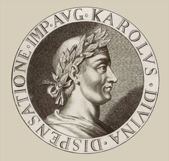 Charles the Bald, 823 – 877, emperor of the Carolingian Empire