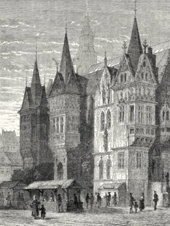 Old Wroclaw Town Hall, Wroclaw, Poland, 19th century