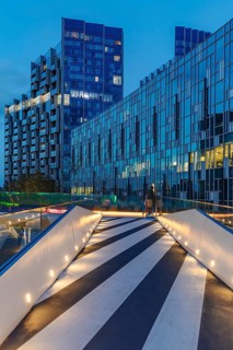 The Tide Pier Walk, Greenwich Peninsula, London, England, United Kingdom, London, South of England,