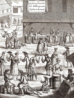 Becher und Kugel oder Ring und Stift, historisch gesehen in Frankreich als Bilboquet beliebt, 16.