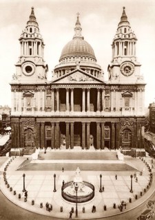 St Paul's Cathedral, London, UK, ca 1920