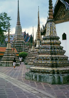 Buddhistischer Tempel Wat Pho, Bangkok, Thailand, Asien im Jahr 1964