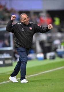 Coach Frank Schmidt 1. FC Heidenheim 1846 FCH unrestrained jubilation, Relegation, Bundesliga,