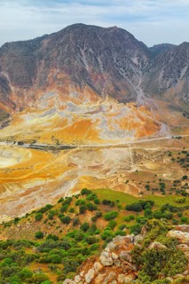 Nisyros volcano view, Nisyros Island, Dodecanese Islands, Greece