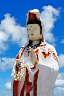 Guanyin, goddess, Indian deity in Chachoengsao, Thailand, goddess of mercy, Bodhisattva Guanyin