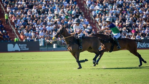 Scene at the 132nd Argentinean Open Polo Championship (Spanish 132nd Abierto Argentino de Polo de
