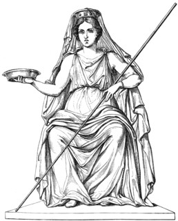 Persephone, the queen of the underworld, Greek mythology