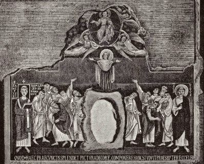 The Assumption of Mary, eight century, Basilica of Saint Clement, Rome, Italy
