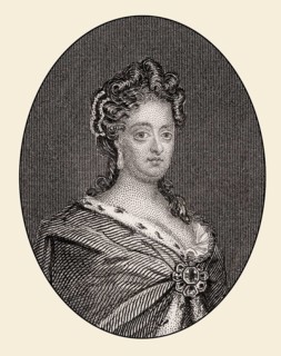 Mary II, Queen of England, Scotland, and Ireland, co-reigning with her husband, King William III