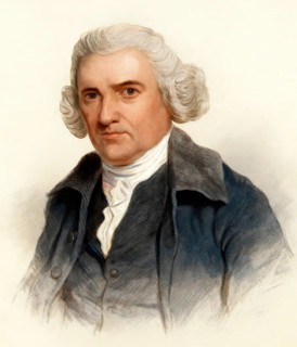 Portrait of John Smeaton, 1724 - 1792, the English engineerfather of civil engineering