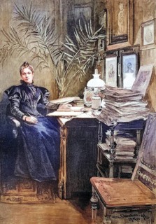 Emilie Wilhelmine Bertha Behrens, 1848, 1912, known under the pseudonym Wilhelmine Heimburg, a