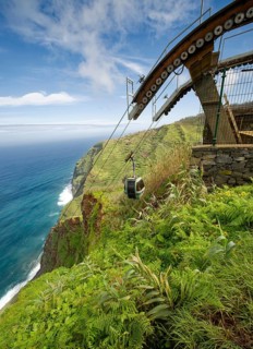 Steepest cable car in Achadas da Cruz, Teleférico das Achadas da Cruz, Achadas da Cruz, tourist