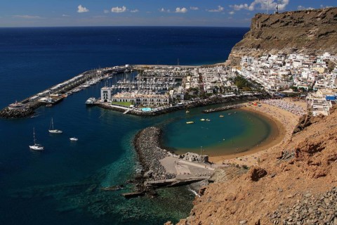 Canary Islands, Gran Canaria, Puerto Mogan Port, Gran Canaria, Canary Islands, Spain