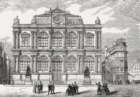 Museum of Fine Arts, the Municipal Library, Le Havre, Normandy, France, 1857