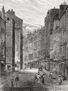 Tolbooth Wynd, Canongate, Edinburgh, Scotland, 19th century