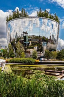 Boijmans Van Beuningen mirrored depot, The Bowl, world's first publicly accessible art depot,