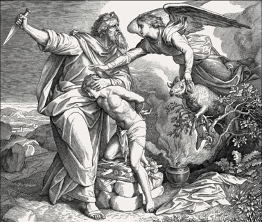 The Binding of Isaac, Old Testament, by Julius Schnorr von Carolsfeld, 1860