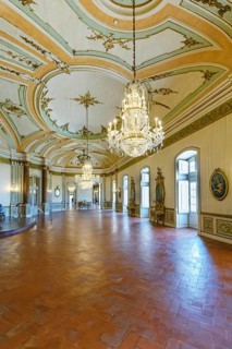 Queluz National Palace building interior, Queluz, Lisbon, Portugal