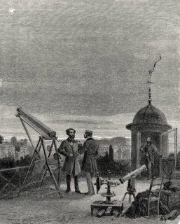 The western sky of Paris, February 17, 1868