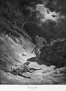 Bible, death of Abel, Genesis 4, 8, Moses, Old Testament, Cain slays Abel, brother, envy, murder,