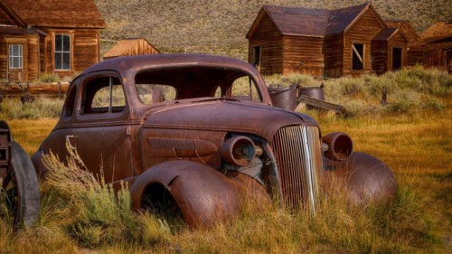 USA, California, Bodie, ghost town, Wild West, former gold mining settlement