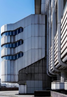 Detail photo ICC, vacant International Congress Centre in Berlin Charlottenburg, Germany