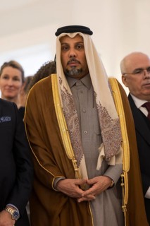 Abdulla Ibrahim A.S. Al-Hamar Qatar at the Federal President's New Year's Reception at Bellevue