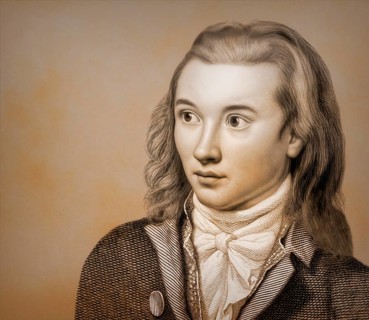 Portrait of Georg Philipp Friedrich Freiherr von Hardenberg, pseudonym and pen name Novalis, 1772 -