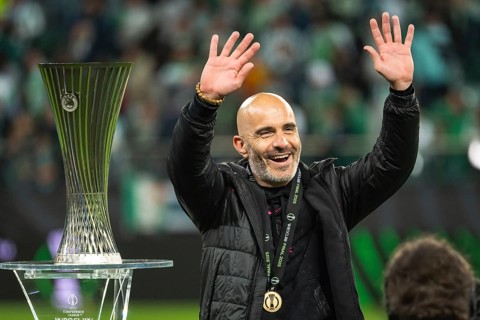 WROCLAW, POLAND - MAY 28, 2025: UEFA Conference League Final Football match Real Betis - Chelsea