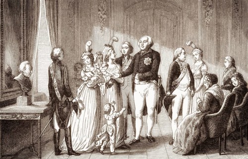 The royal couple Frederick William III, 1770 - 1840, king of Prussia and Louise of