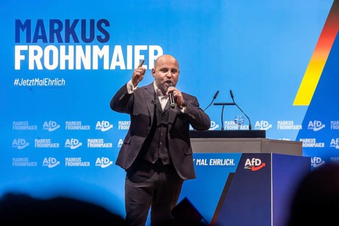 Markus Frohnmaier, MdB. Leading candidate for the post of Minister-President in Baden-Württemberg.