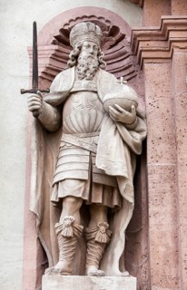 Charles I or Charlemagne, 742-748, also known as Charles the Great, Carolus or Karolus Magnus, King