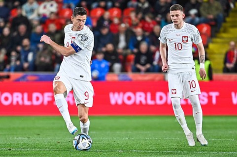 PRAGUE, CZECH REPUBLIC - MARCH 24, 2023: Qualifications for UEFA Euro 2024. Match Czech Republic -