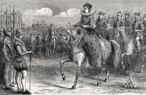Elizabeth I's Tilbury Speech on 9 August 1588 at Tilbury Fort, From British Battles on Land and